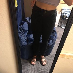 Rue21 Wanna Betta Butt black skinny jeans.
